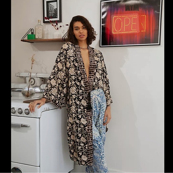 Free People Rumi Reversible Midi Kimono - Picture 1 of 2
